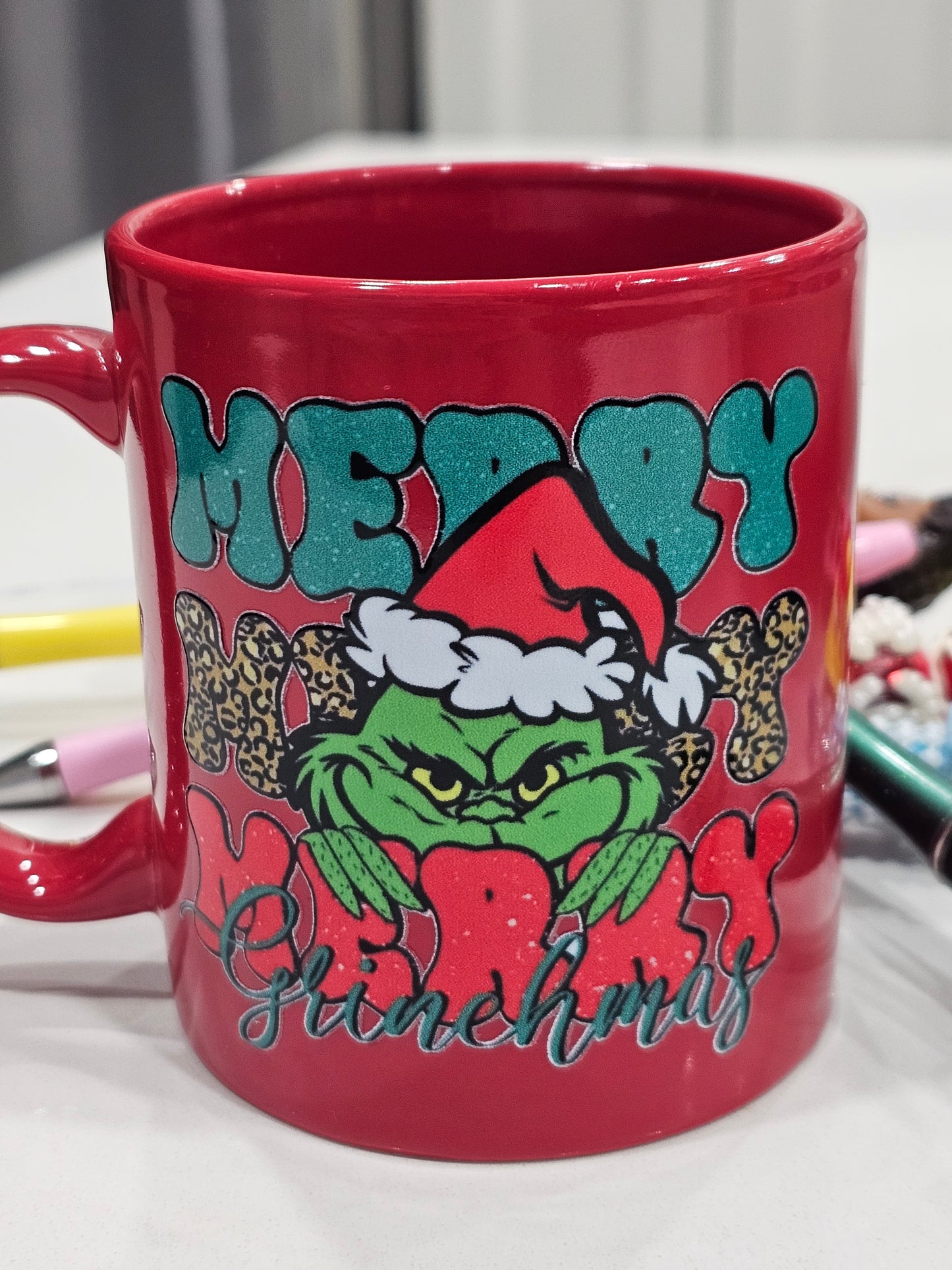 Coffee Mug Merry Merry Merry Grinchmas- 11oz