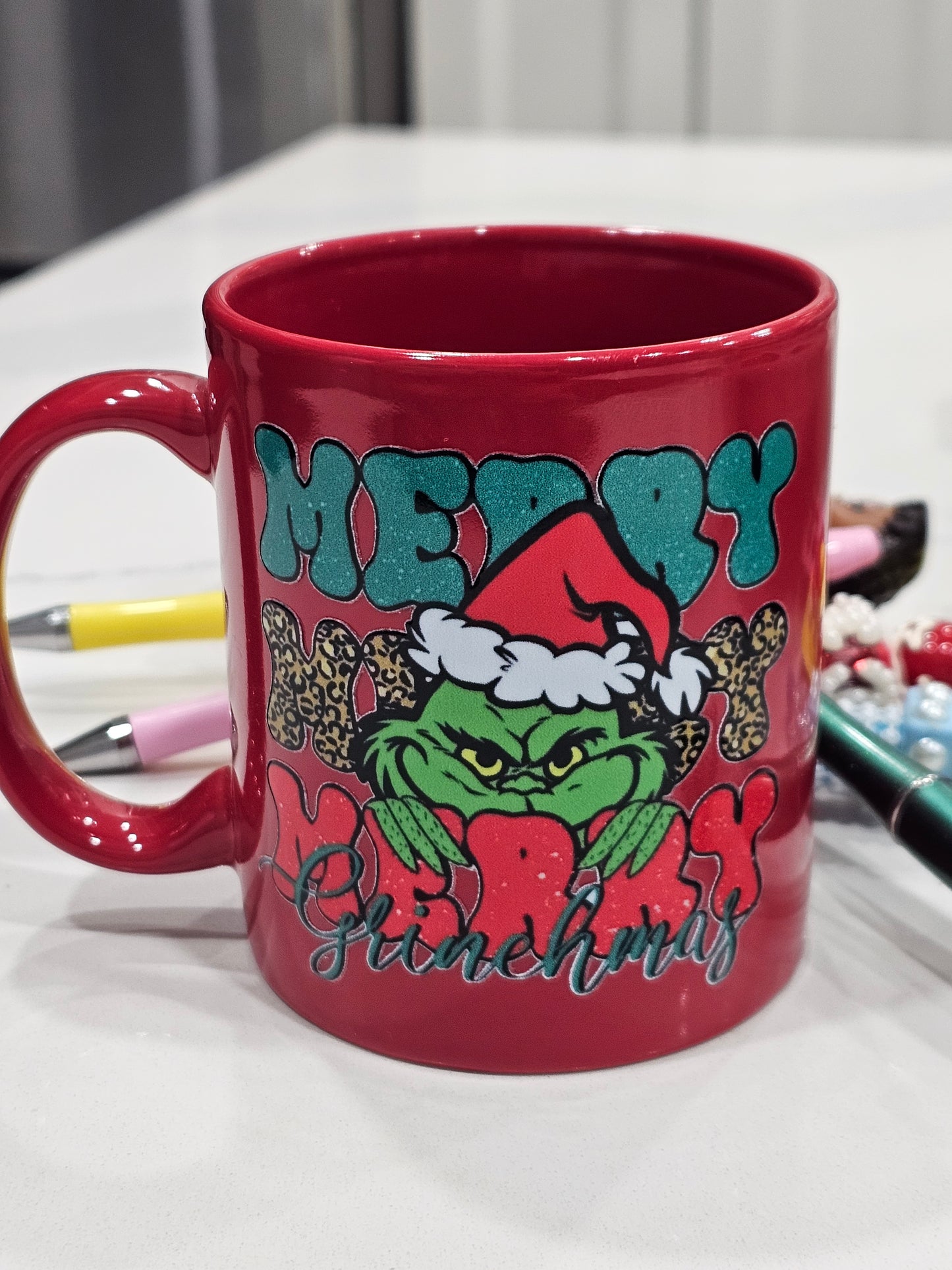 Coffee Mug Merry Merry Merry Grinchmas- 11oz