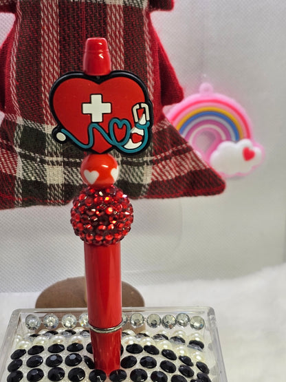 Medical Heart -Beadable pen