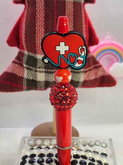 Medical Heart -Beadable pen