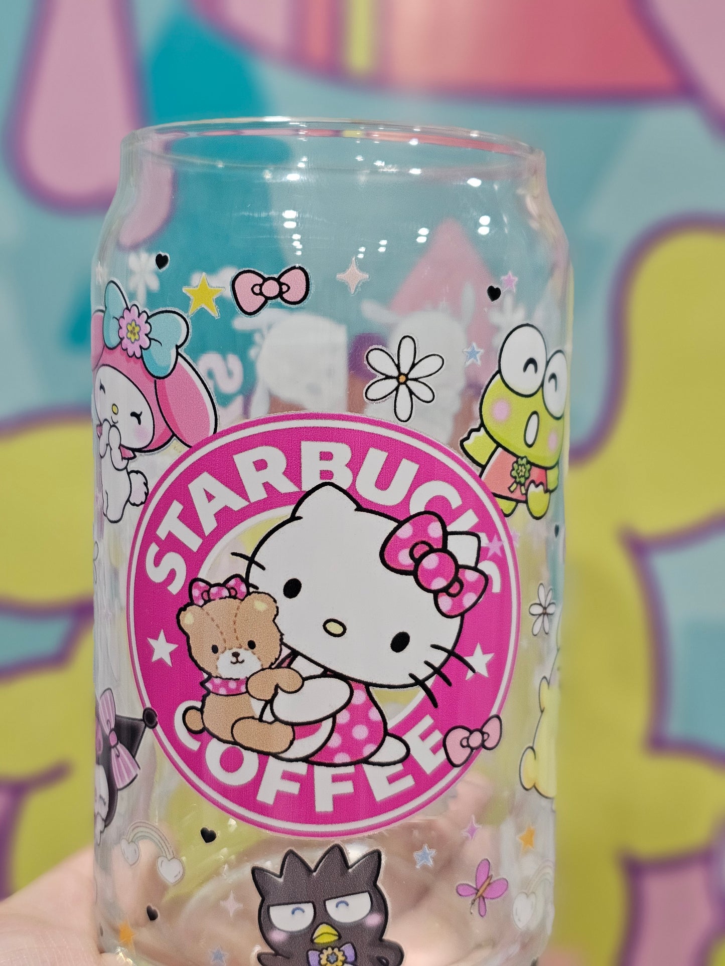 sanri-o friends SBUCKS - UV DTF Wrap 16 oz