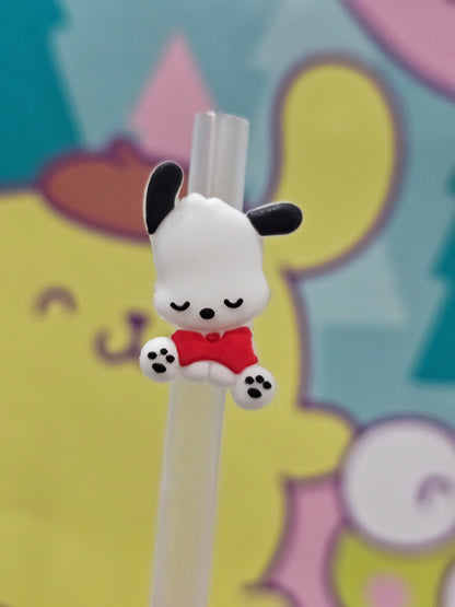 Pocha 001- Straw/pencil or pen charms