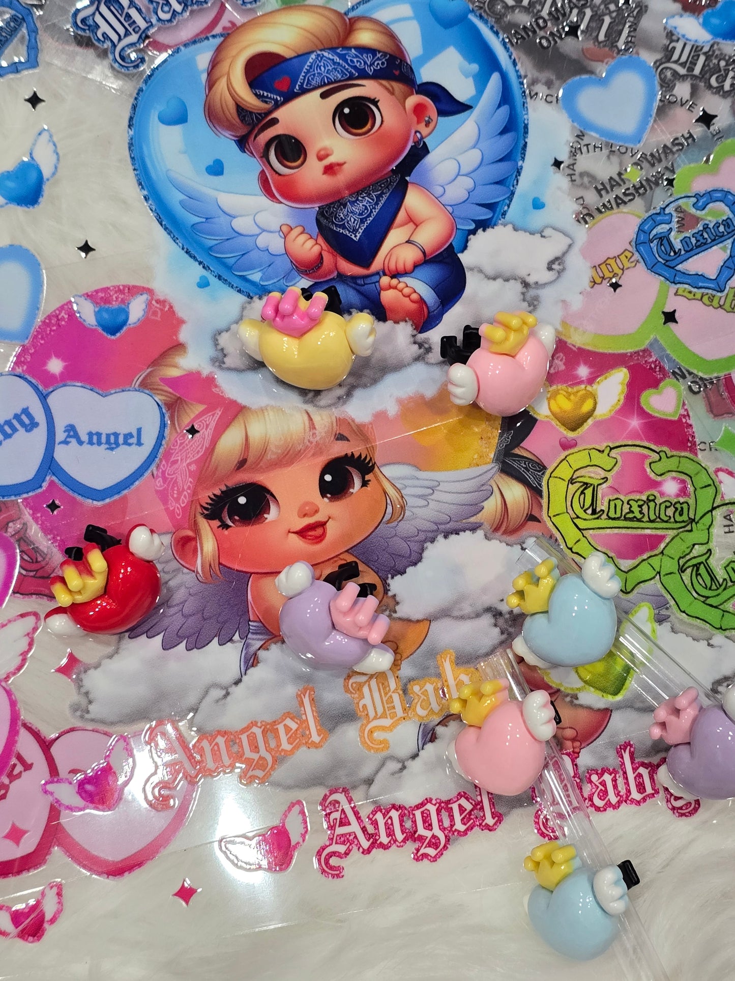 Baby Angel UV DTF and Straw Topper Bundle