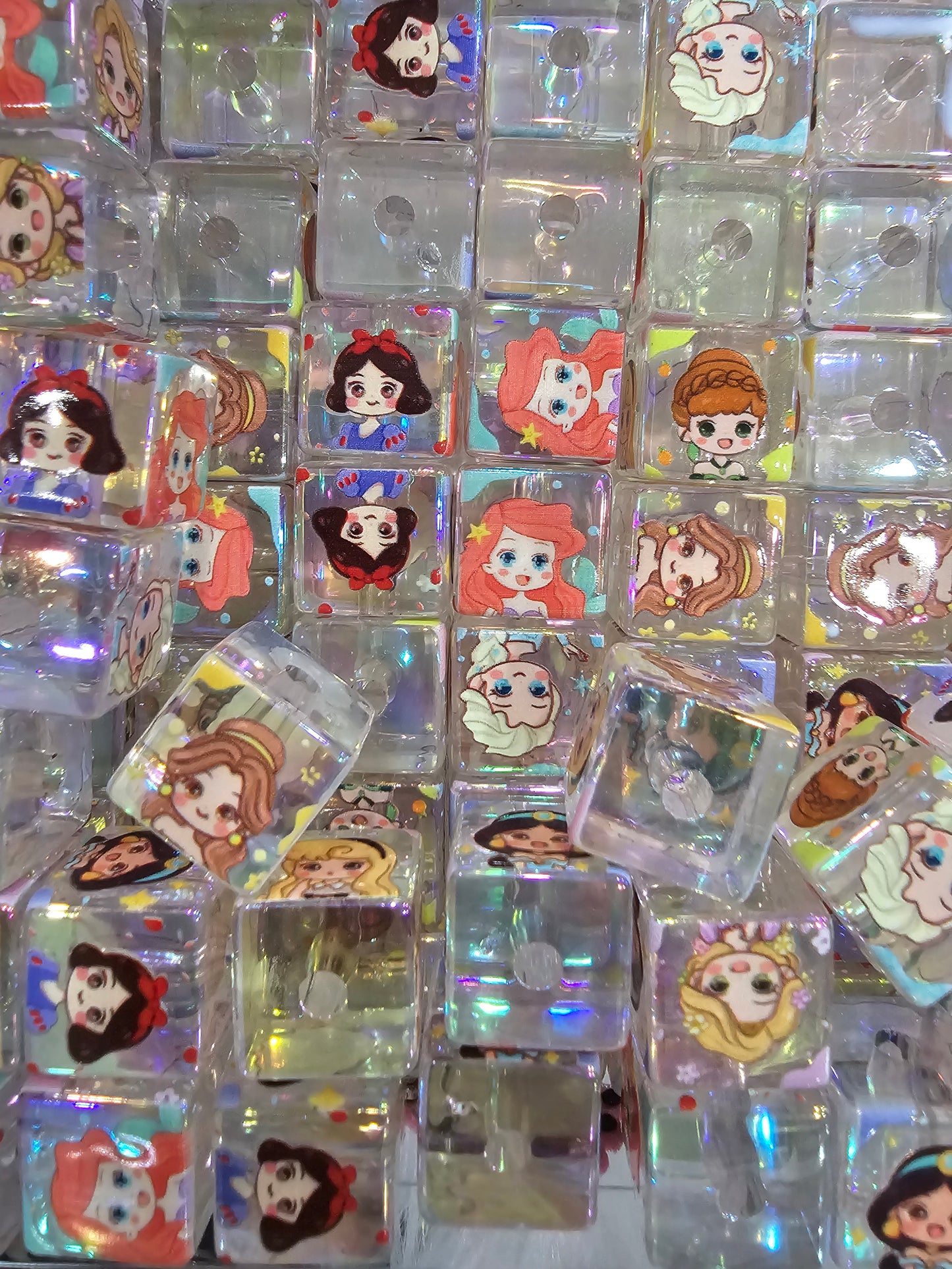 Princess cube beads