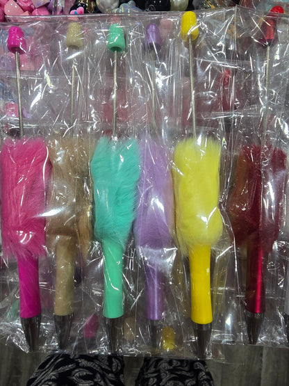 Fluffy Beadable pen