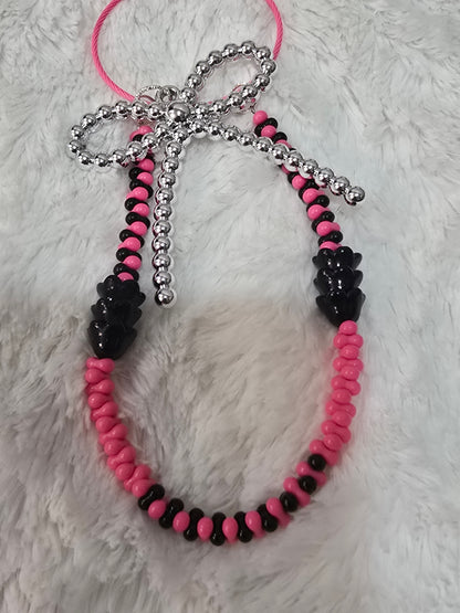 Black pink phone chain/car chain