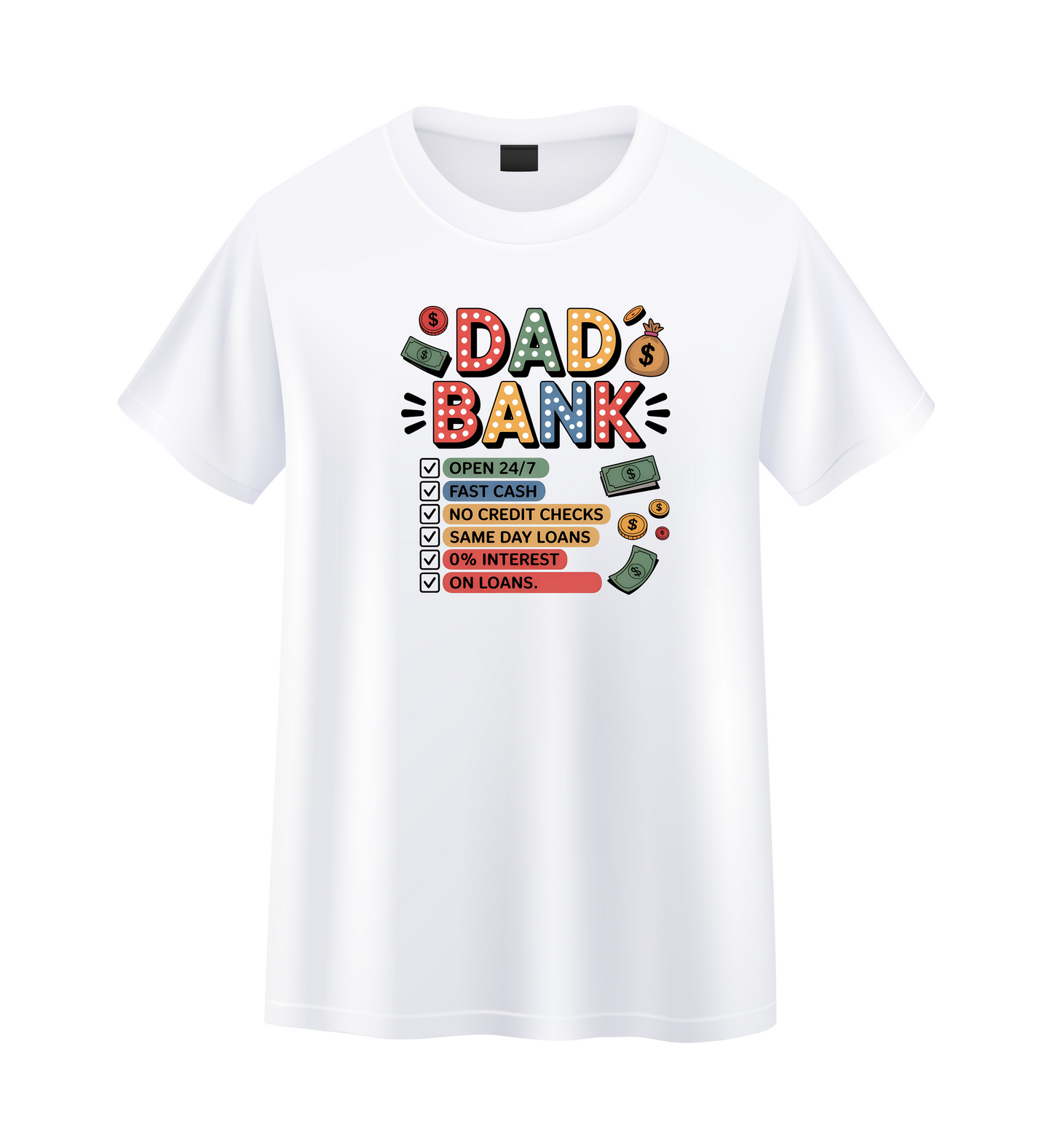 Father's Day DTF Transfer for shirt