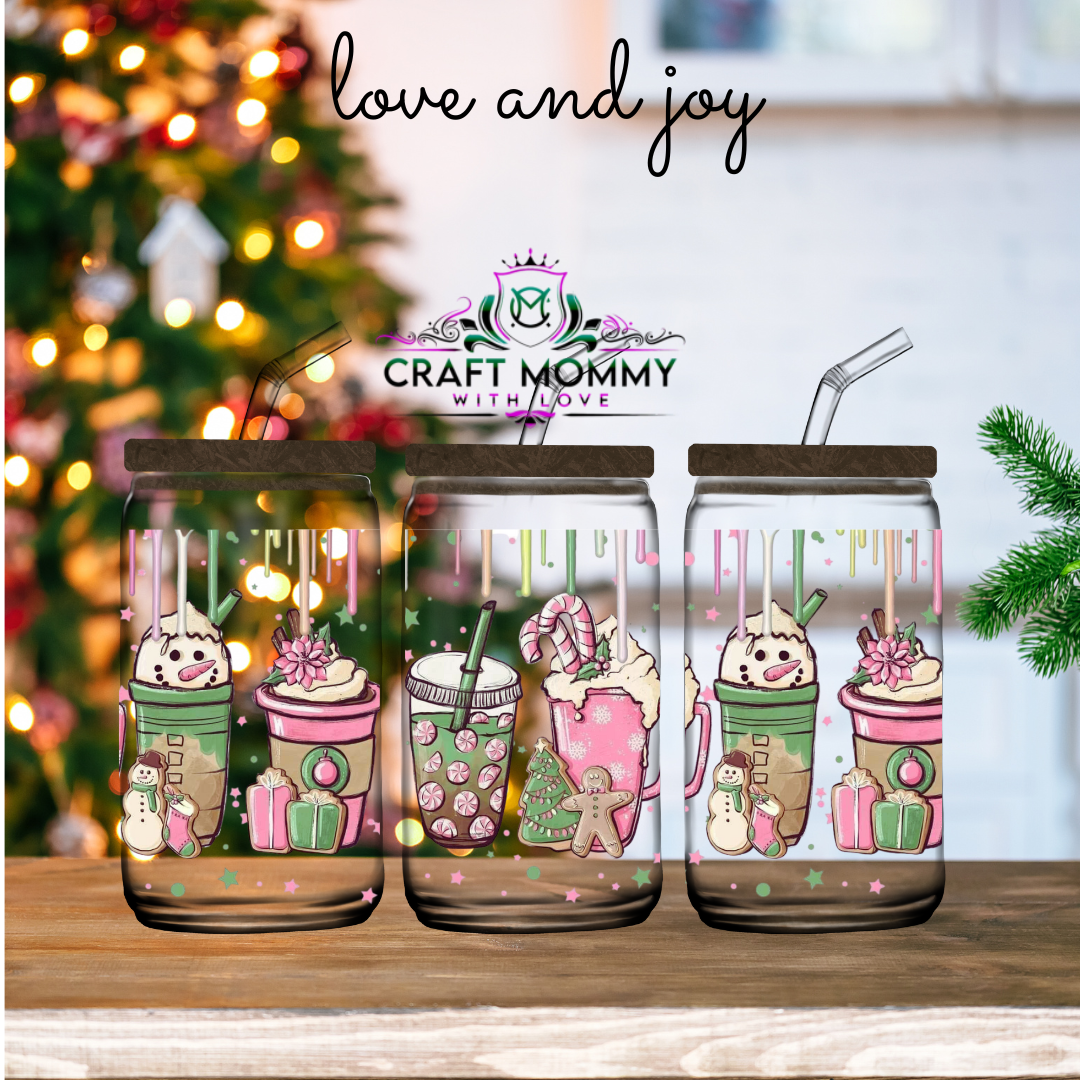 Christmas Collection - Pink frosted Frappe