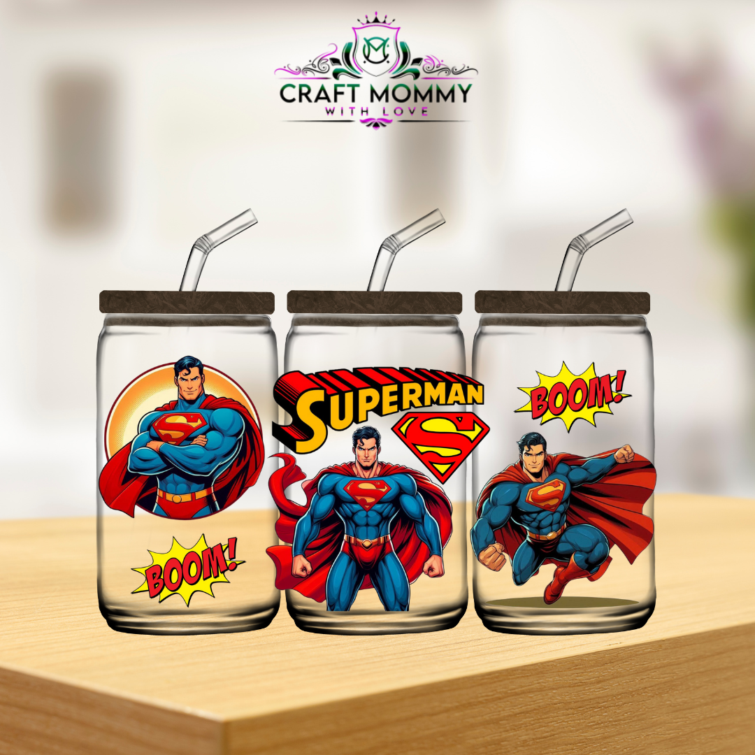 Superman- UV DTF wrap