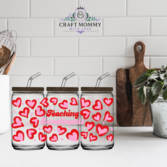 Teaching sweethearts - UV DTF wrap 16oz