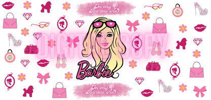 6 Designs of Barbie PNG Transparent background 16oz