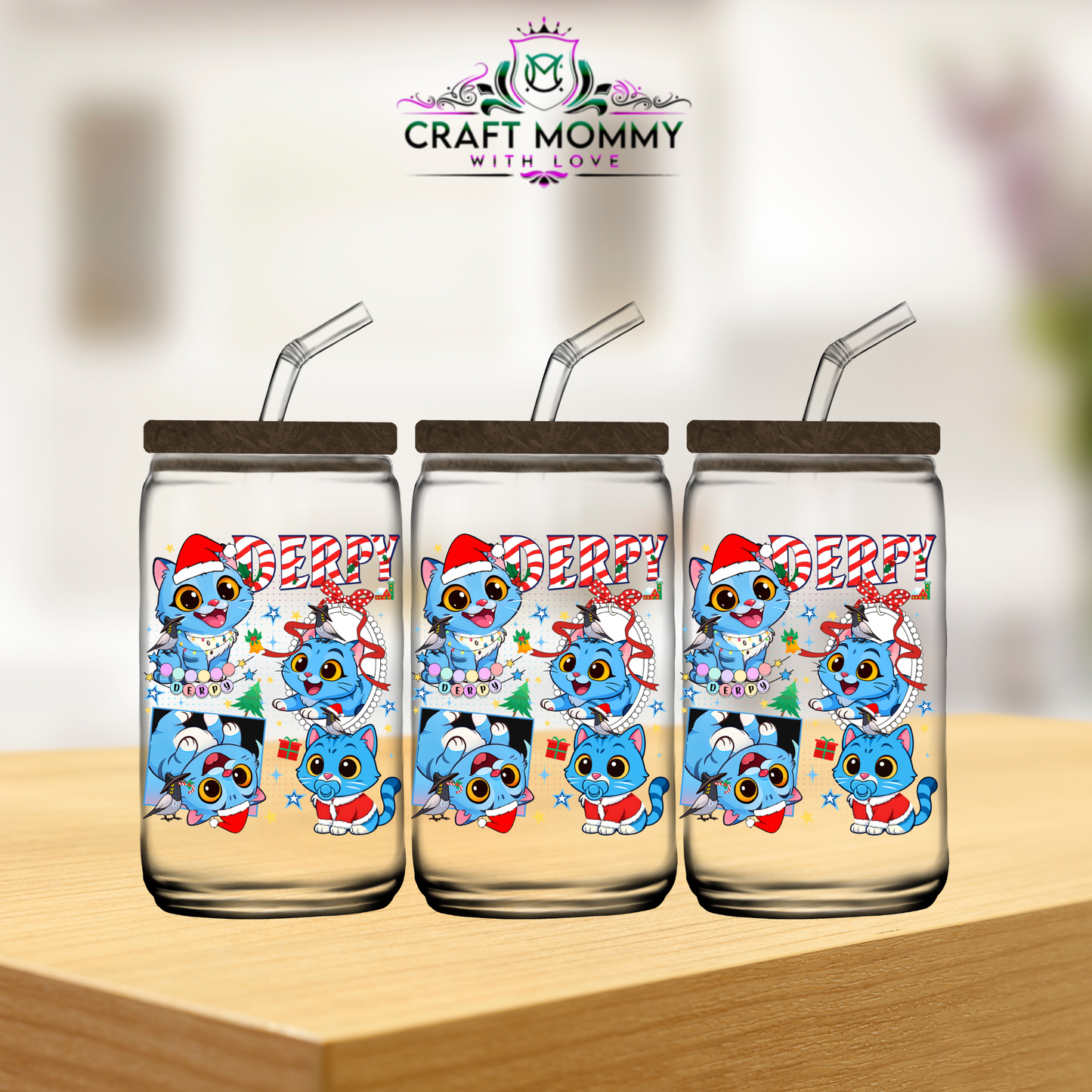 Kpop Demon Hunter Christmas Collection 16oz -UV DTF Wrap