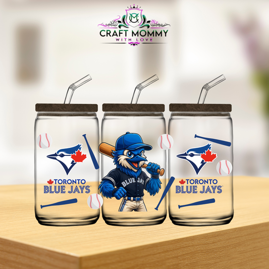 Toronto Blue Jays Style 001- UV DTF wrap 16oz