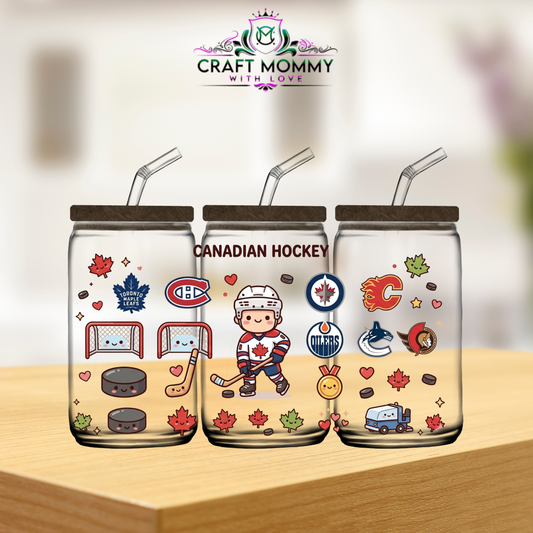 Canadian Hockey - UV DTF wrap 16oz