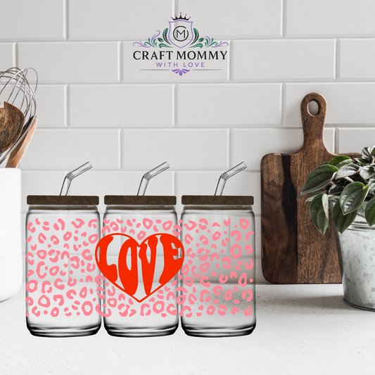 Love chetah - UV DTF wrap 16oz