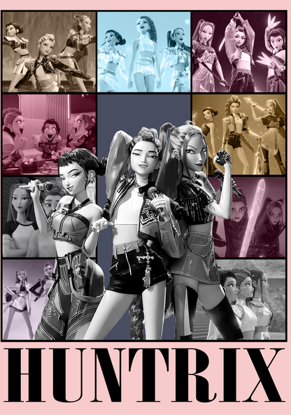 Huntrix era- Composition book vinyl sticker (front and back)