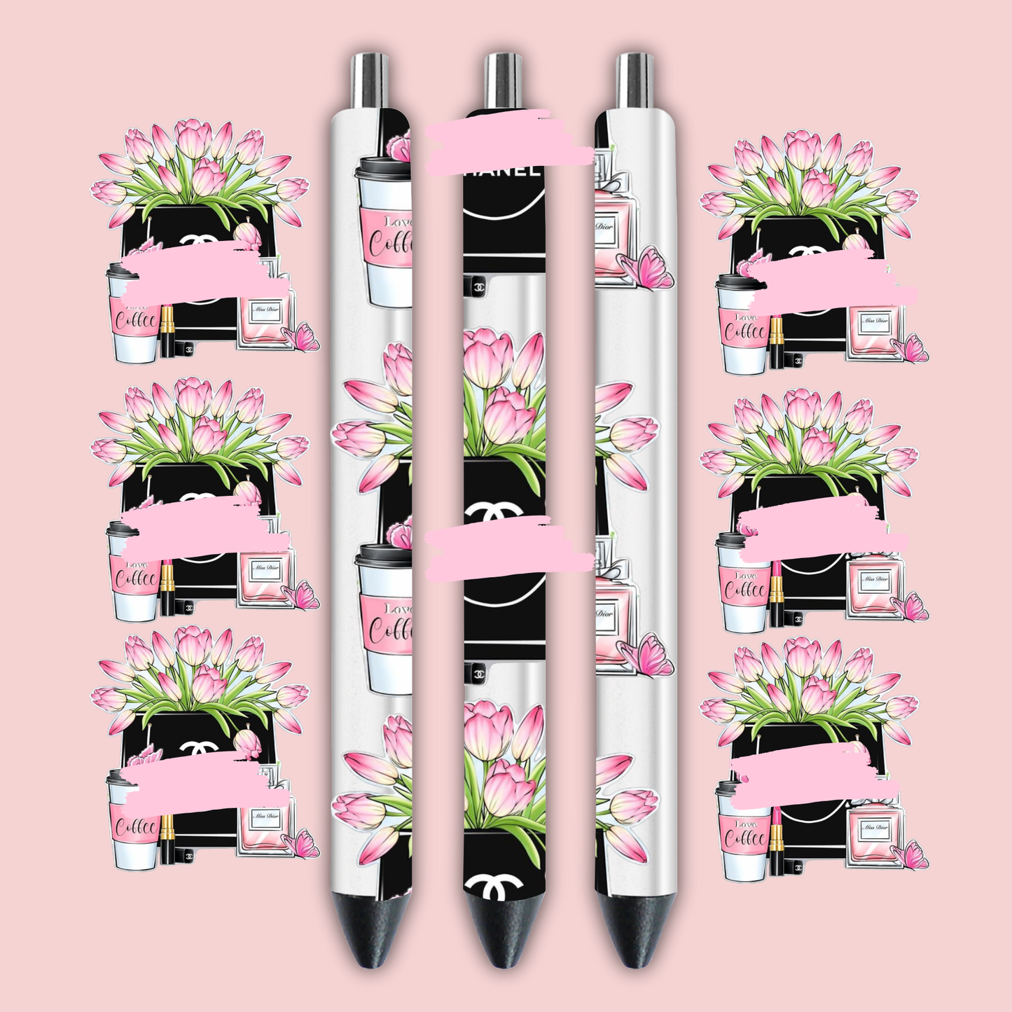 Halloween Pen wrap 4 pcs in 1 sheet