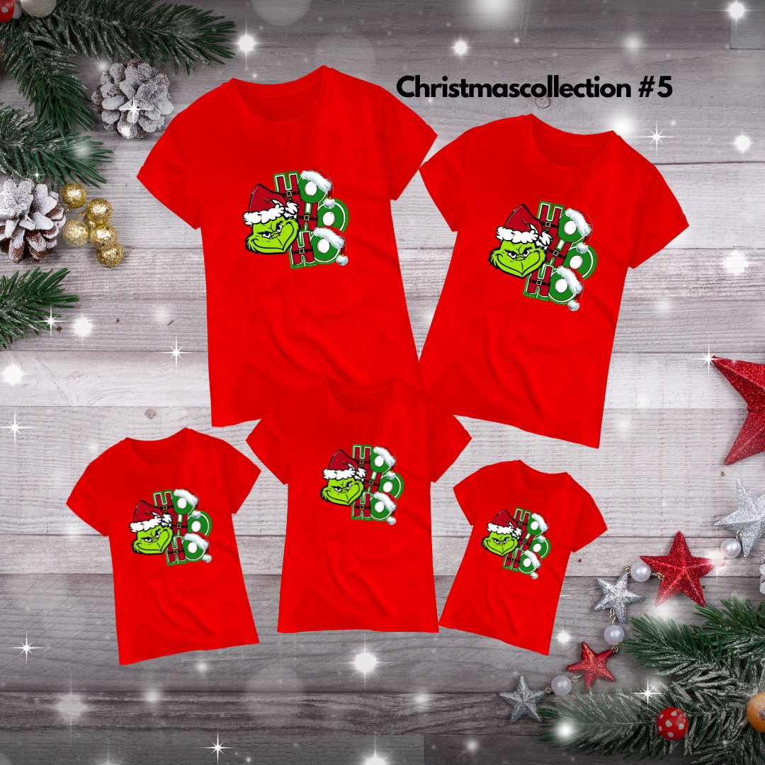 Grinch HOHOHO- Tree Tshirt