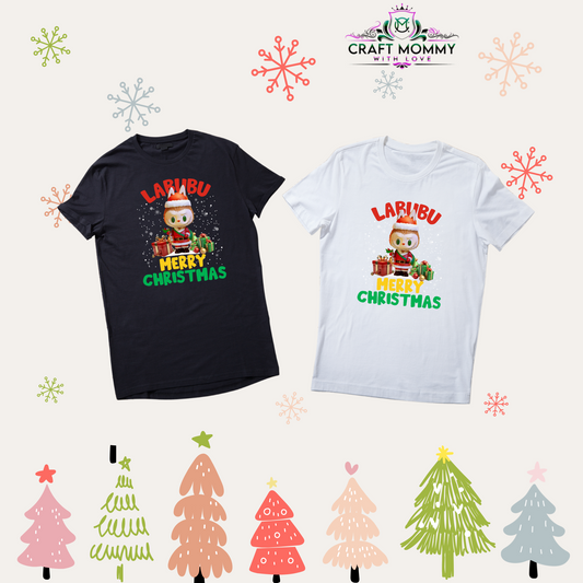 La bubu Christmas design # 005 (DTF Transfer/Iron on)