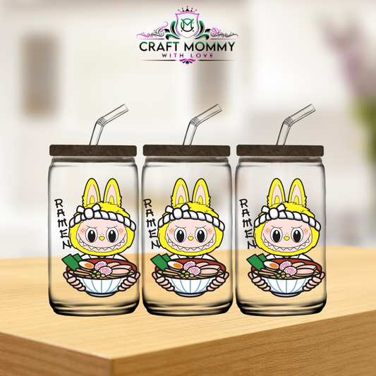 Ramen Labubu-  UV DTF WRAP 16oz