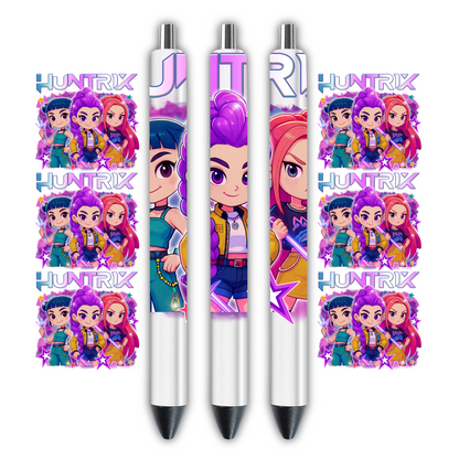 Kpop demon hunters - Pen wrap bundle