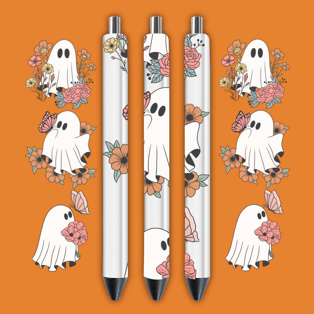 Halloween Pen wrap 4 pcs in 1 sheet