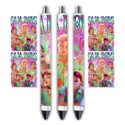 Kpop demon hunters - Pen wrap bundle