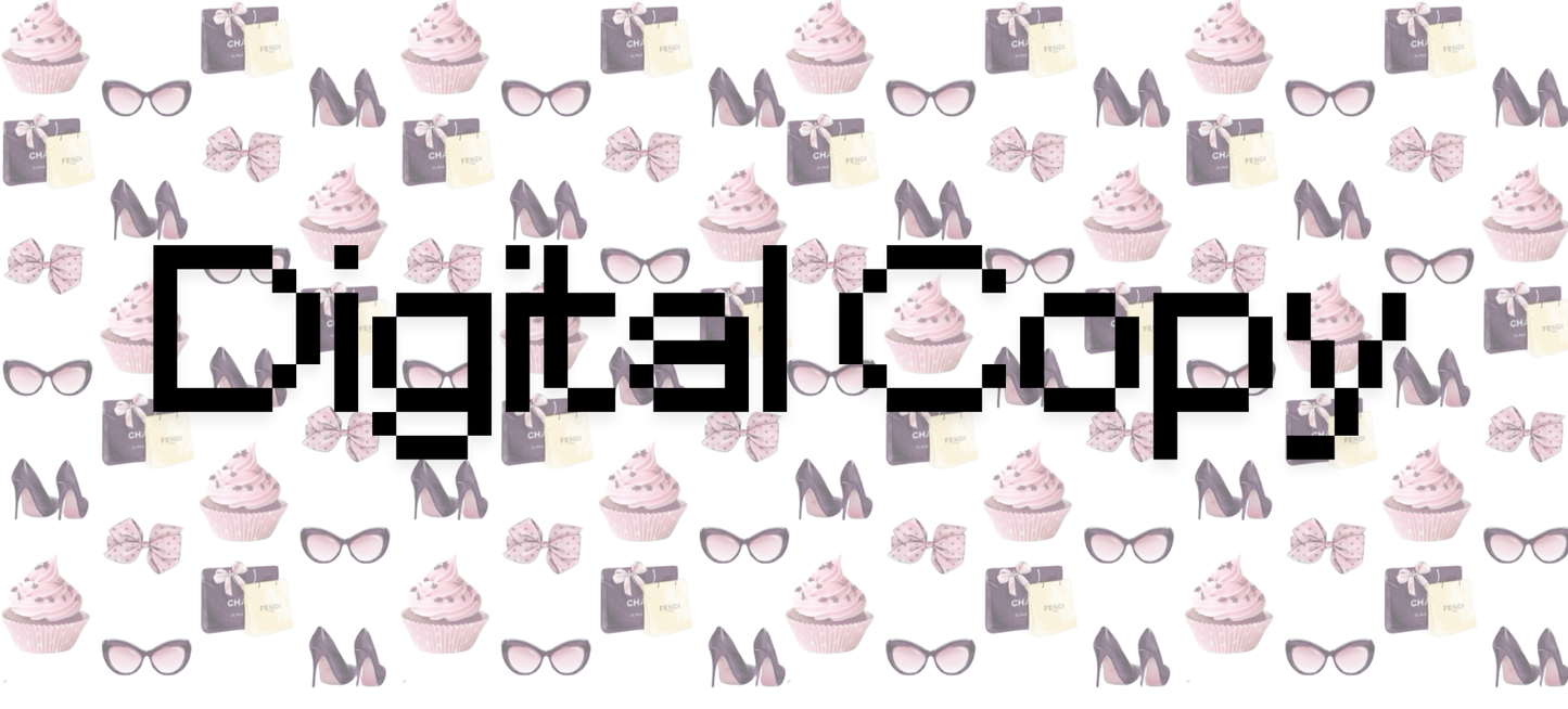 Cupcake Designer -  Digital Transparent PNG File