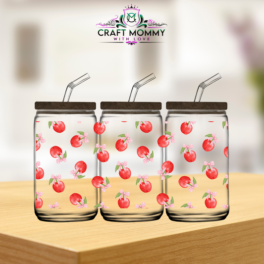 Red cherry- UV DTF wrap