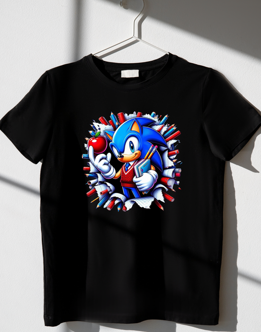 Sonic back to school -  DTF TRANSFER Prints