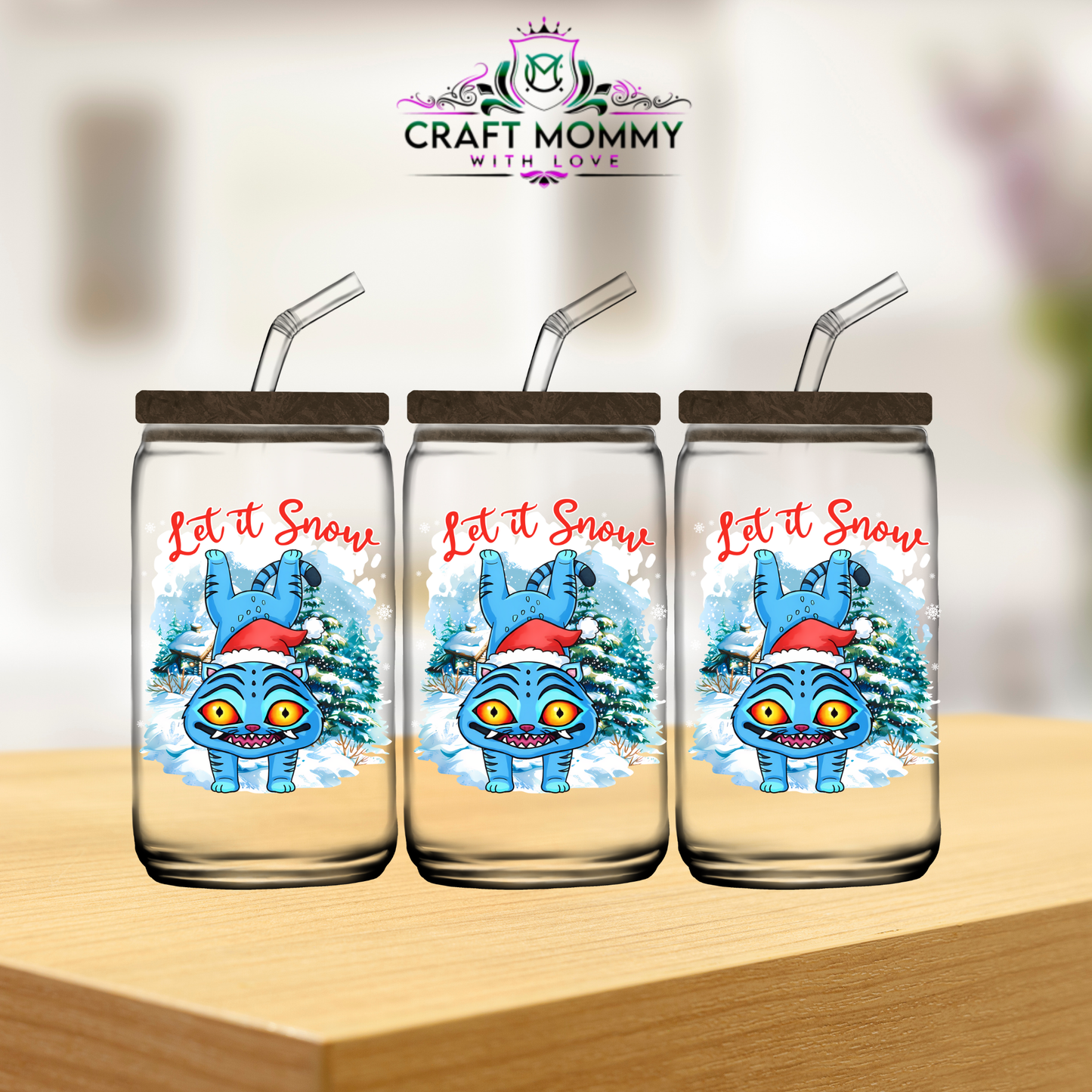 Kpop Demon Hunter Christmas Collection 16oz -UV DTF Wrap