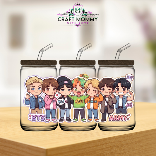 BTS Army- UV DTF wrap 16oz