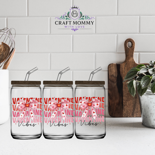 Valentine vibes  - UV DTF wrap 16oz