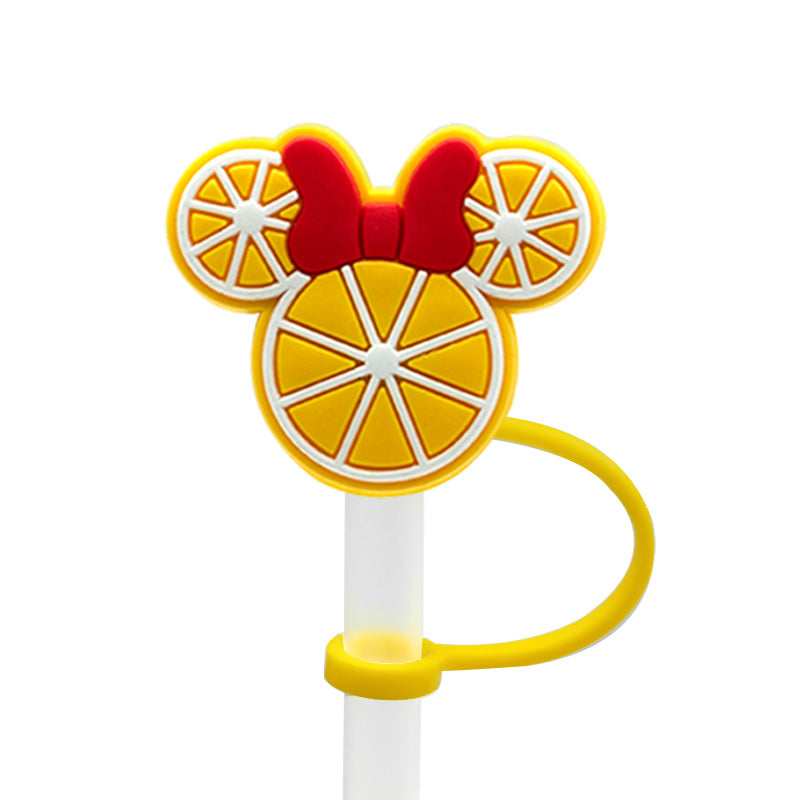 Lemon Mickey Straw cover