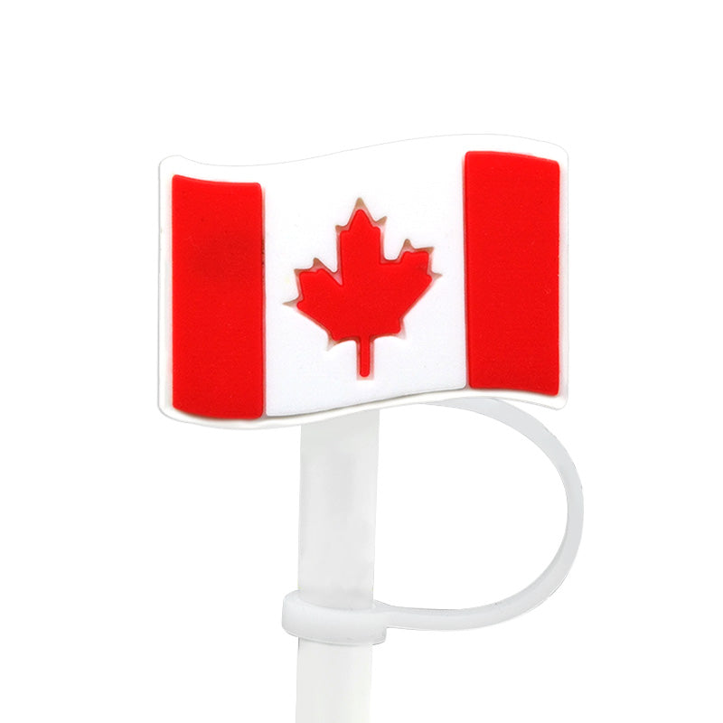 Canada Flag Straw cover