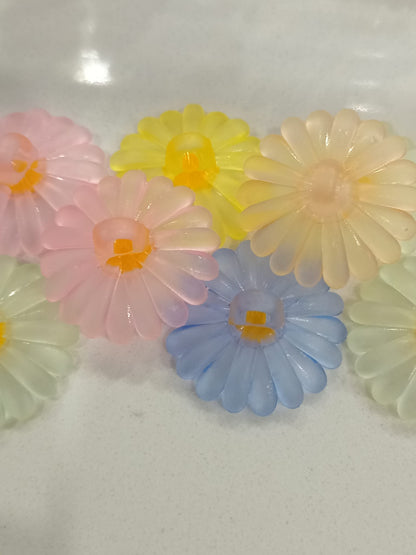 Soft flower beads