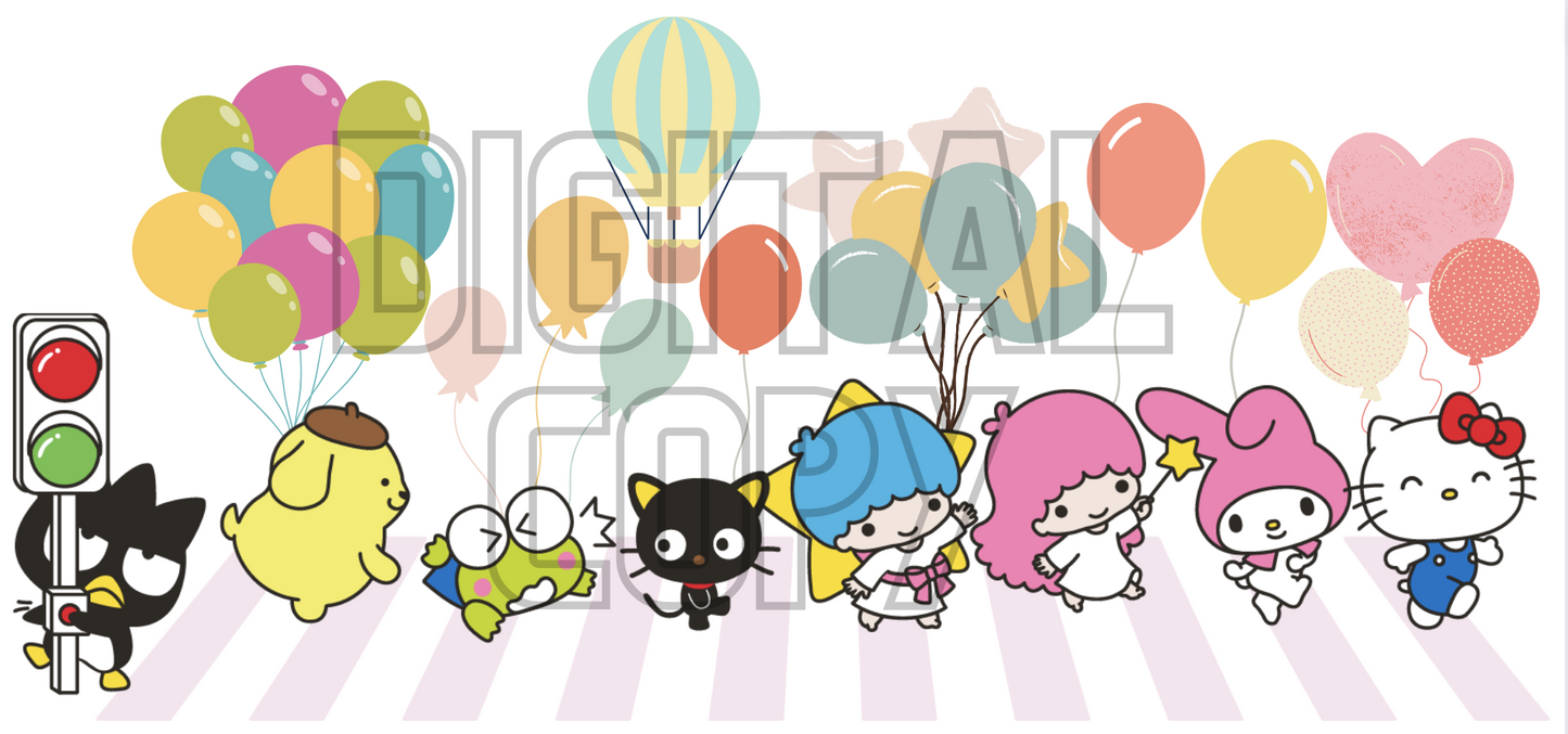 Sanrio passing road PNG