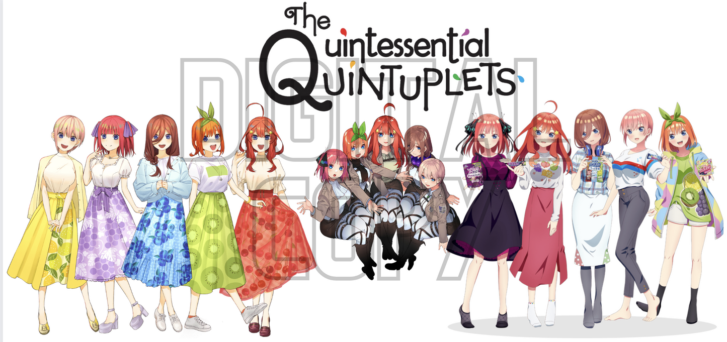 The Quinstessential Quintuplets PNG