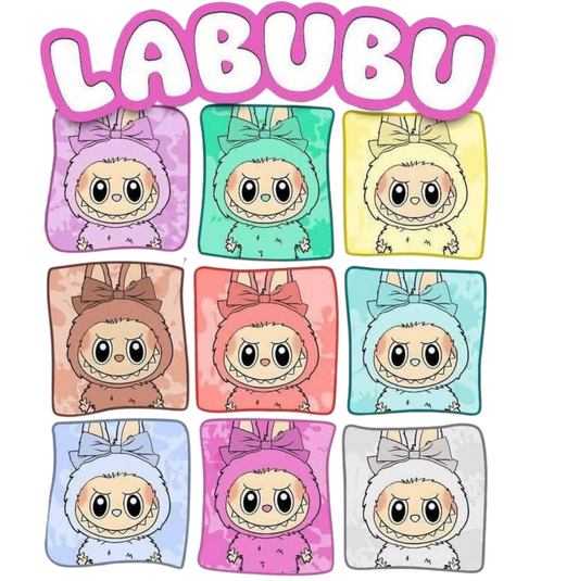 Labubu frames- DTF TRANSFER Prints