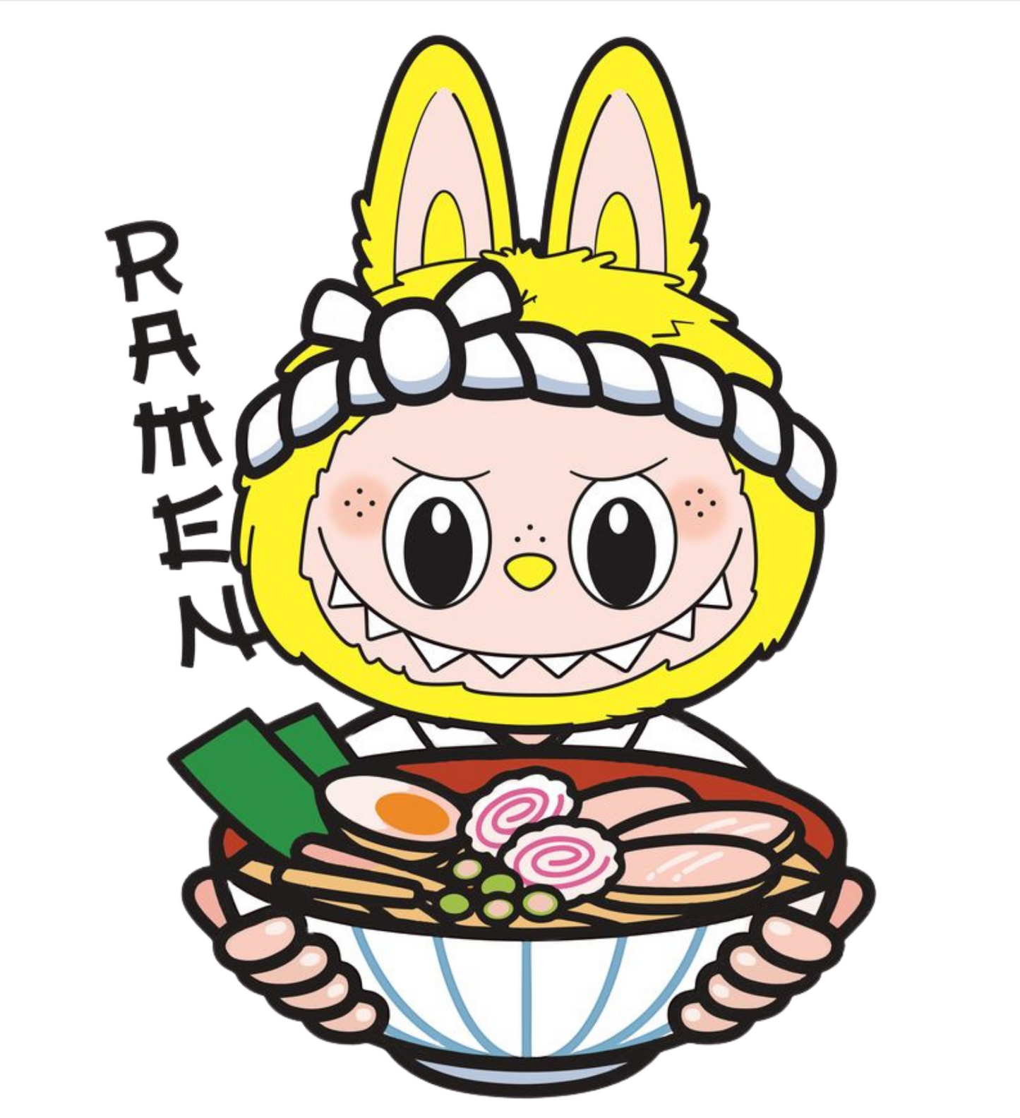 Ramen Labubu-  DTF TRANSFER Prints