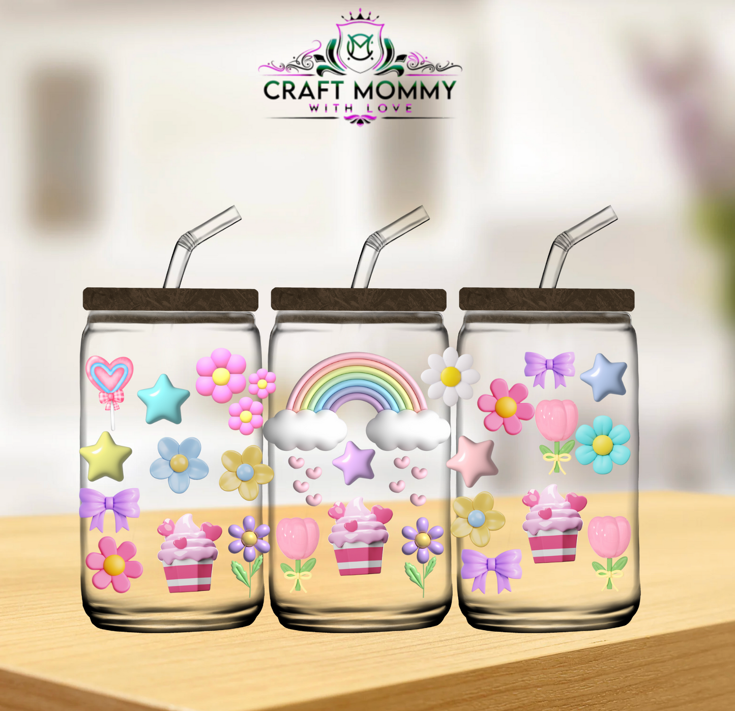 Pastel colors - UV DTF wrap