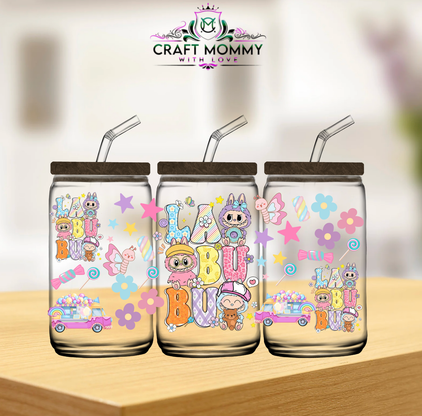 Labubu summer - UV DTF wrap