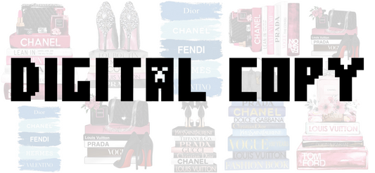 All about books bag and heels- Digital Transparent PNG File