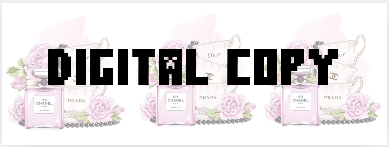Cup and perfume- Digital Transparent PNG File