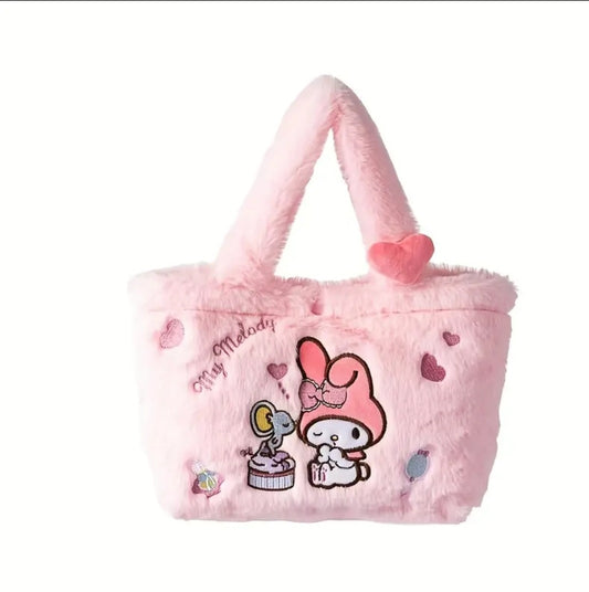 Fluffy Sanri-o tote bag