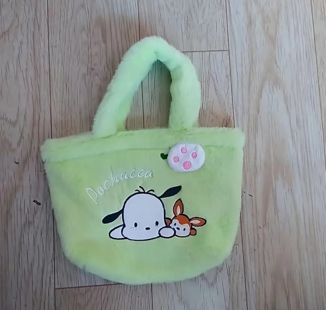 Fluffy Sanri-o tote bag