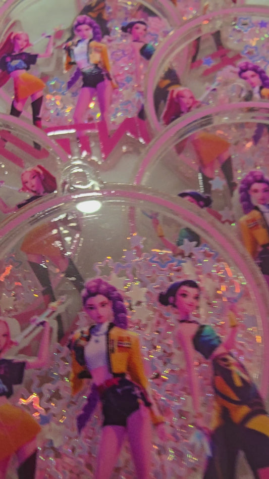 KPDH- Huntrix pink  Acrylic Shaker