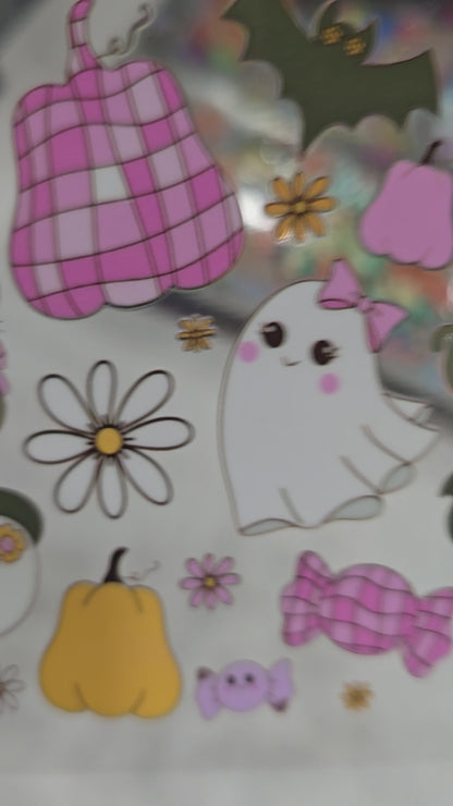 UV DTF wrap Halloween Design Mix no repeat