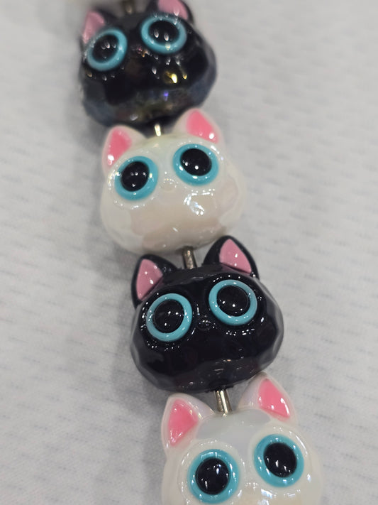 3D Cat beads 5pcs/pack