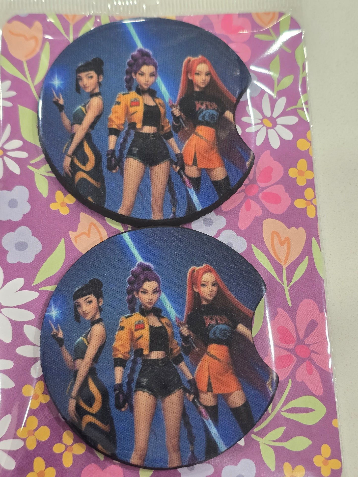 Car coaster set 2pcs